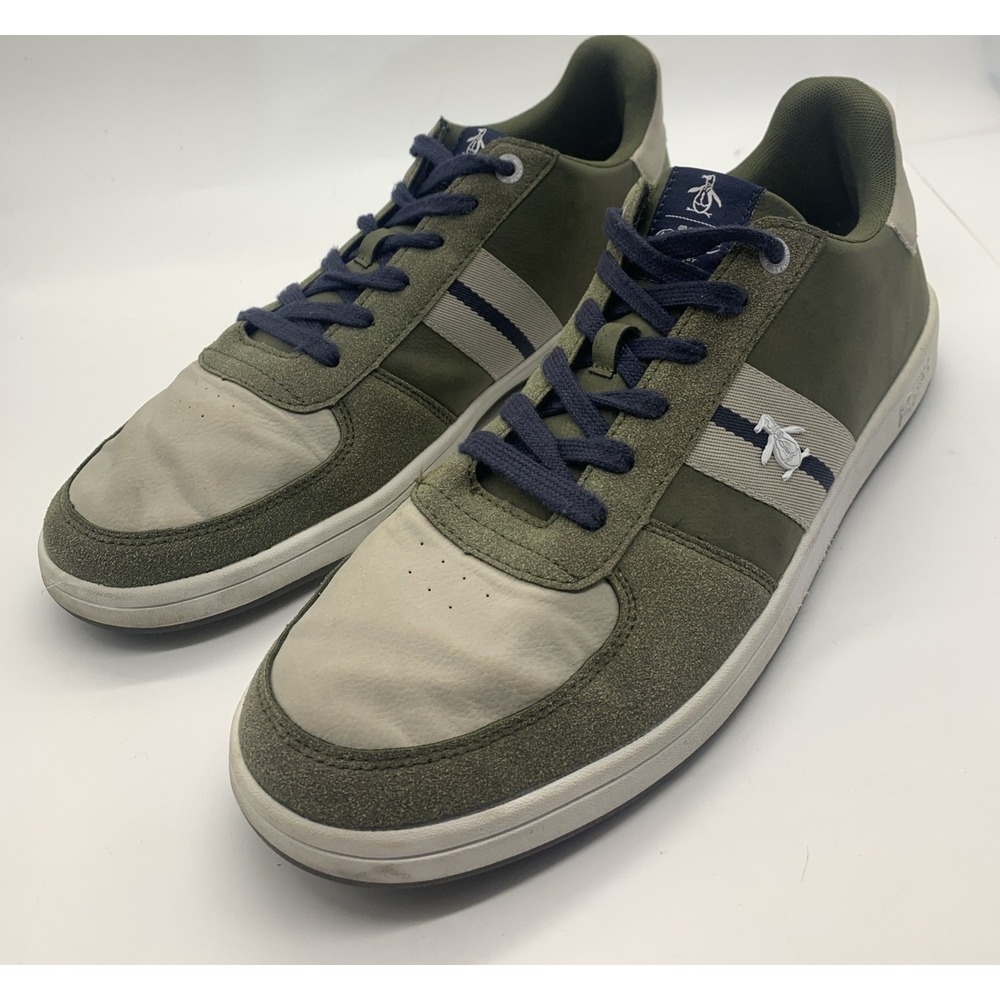 Original Penguin Men's Shoes Green Lace Up Sneakers - Size 12